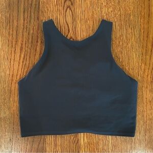 Athleta Conscious Crop Tank in grey/green - Size Small